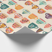 Koffiekopjes Cadeaupapier (Hoek)