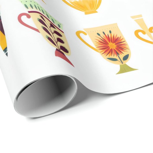 Koffiekopjes Cadeaupapier (Rol Hoek)