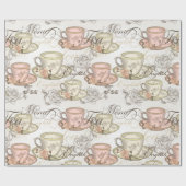 Koffiekopjes Cadeaupapier (Vlak)