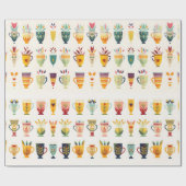 Koffiekopjes Cadeaupapier (Vlak)