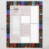 Koffiekopjes dagelijkse planner (Voorkant)