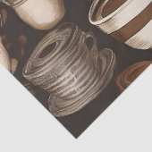 Koffiekopjes / Decoupage Tissuepapier (Detail)