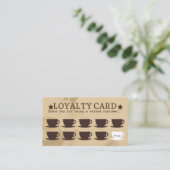 Koffiekopjes Klantenkaartje (Staand voorkant)