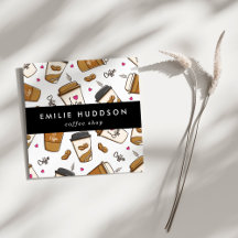 Koffiekopjes, koffiebonen, Barista, Koffiewinkel