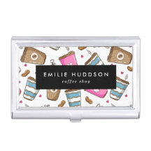 Koffiekopjes, koffiebonen, Barista, Koffiewinkel