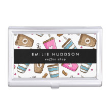 Koffiekopjes, koffiebonen, Barista, Koffiewinkel