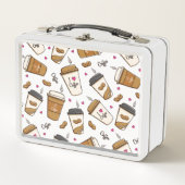 Koffiekopjes, koffiebonen, koffieliefhebber, harte (Voorkant)