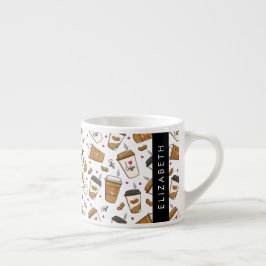 Koffiekopjes, koffiebonen, koffieliefhebber, Jouw  Espresso Kop
