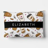 Koffiekopjes, koffiebonen, koffieliefhebber, Jouw  Etui (Achterkant)