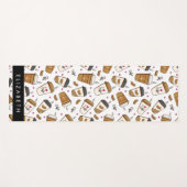 Koffiekopjes, koffiebonen, koffieliefhebber, Jouw  Yogamat (Voorkant (horizontaal))