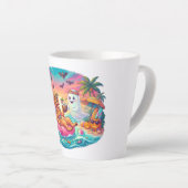 koffiekopjes latte mok (Rechterhoek)