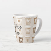 Koffiekopjes met hart en room latte mok (Rechterhoek)