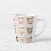 Koffiekopjes met hart en room latte mok (Rechts)