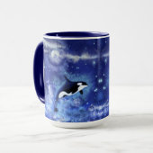 Koffiekopjes met orka's mok (Voorkant links)