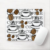 Koffiekopjes Mousepad Muismat (Met muis)