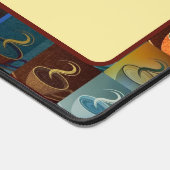 Koffiekopjes op maat bureaumat (Hoek)