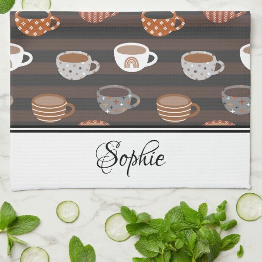 Koffiekopjes Theedoek (Gevouwen)