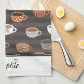 Koffiekopjes Theedoek (Quarter Fold)