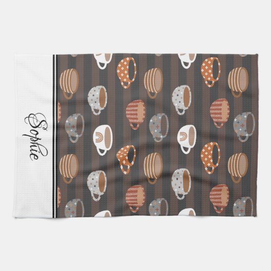 Koffiekopjes Theedoek (Horizontaal)