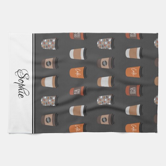 Koffiekopjes Theedoek (Horizontaal)