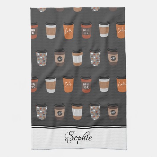 Koffiekopjes Theedoek (Verticaal)