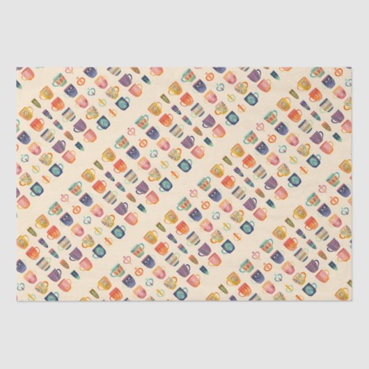 Koffiekopjes Tissuepapier (Voorkant)