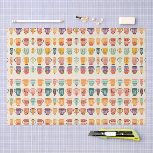 Koffiekopjes Tissuepapier (Craft)