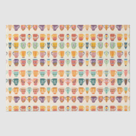 Koffiekopjes Tissuepapier