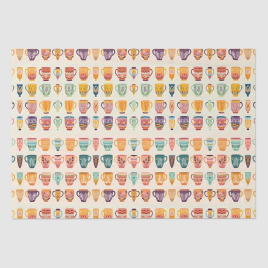 Koffiekopjes Tissuepapier (Voorkant)