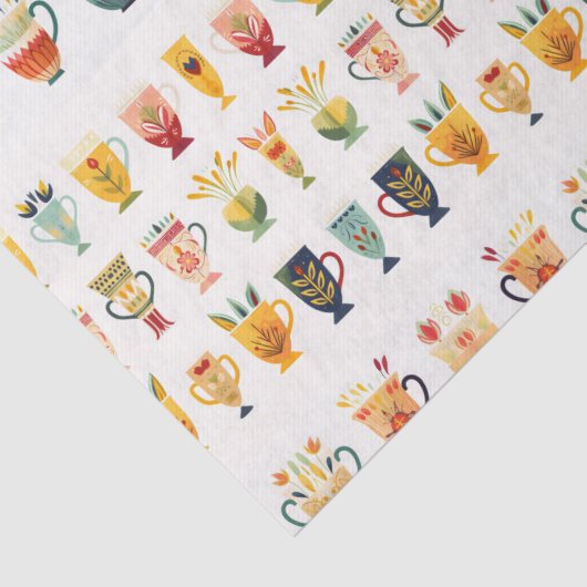 Koffiekopjes Tissuepapier (Detail)