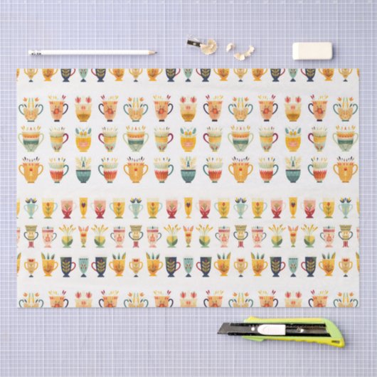 Koffiekopjes Tissuepapier (Craft)