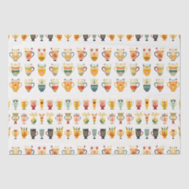 Koffiekopjes Tissuepapier