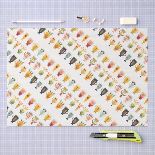 Koffiekopjes Tissuepapier (Craft)