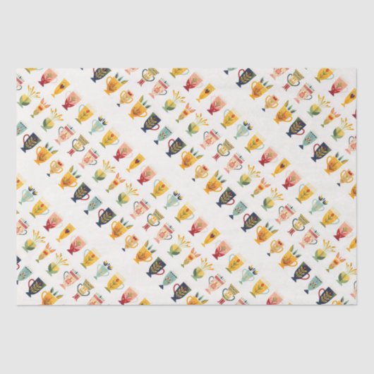 Koffiekopjes Tissuepapier (Voorkant)