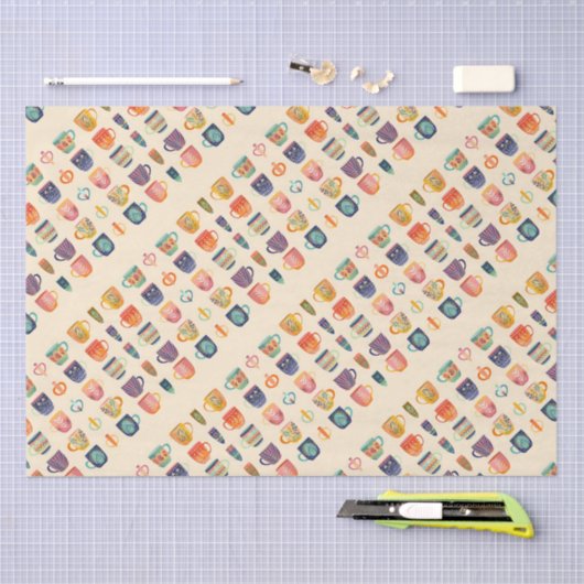 Koffiekopjes Tissuepapier (Craft)