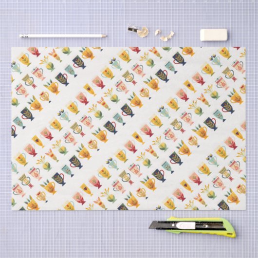 Koffiekopjes Tissuepapier (Craft)