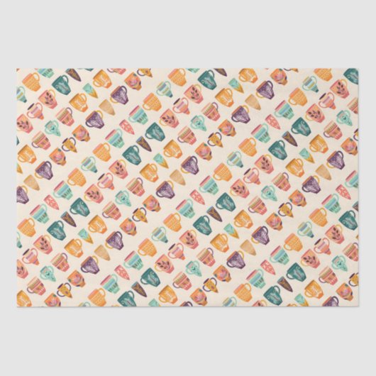 Koffiekopjes Tissuepapier (Voorkant)