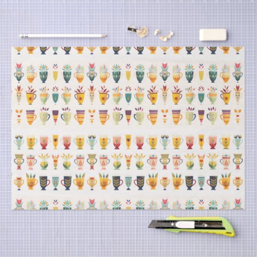 Koffiekopjes Tissuepapier (Craft)