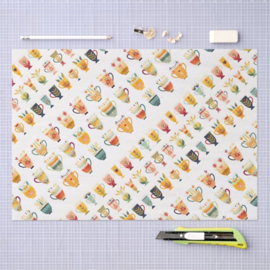 Koffiekopjes Tissuepapier (Craft)