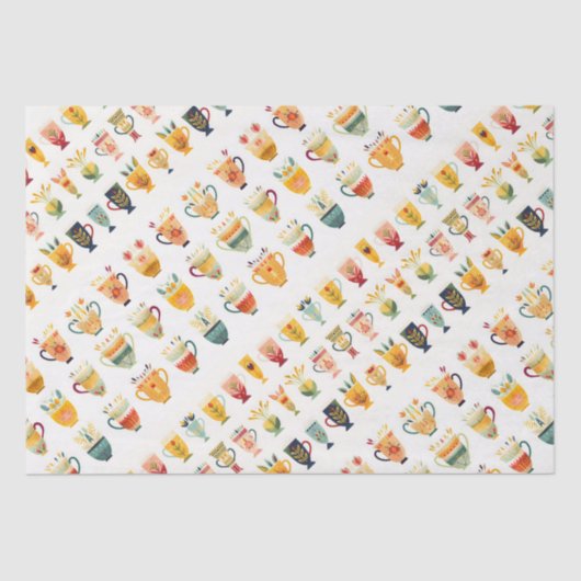 Koffiekopjes Tissuepapier (Voorkant)