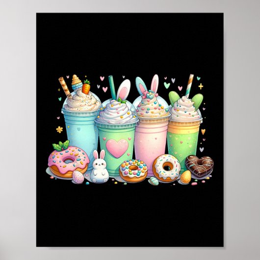 Koffiekopjes voor Pasen Poster (Voorkant)