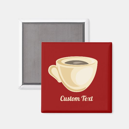 Koffiekopmagneet Magneet (Voorkant / Achterkant)