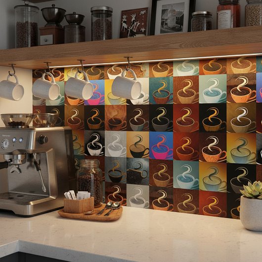 koffiekopmontage tegeltje