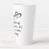 Koffiekoppen Latte Mok (Voorkant)