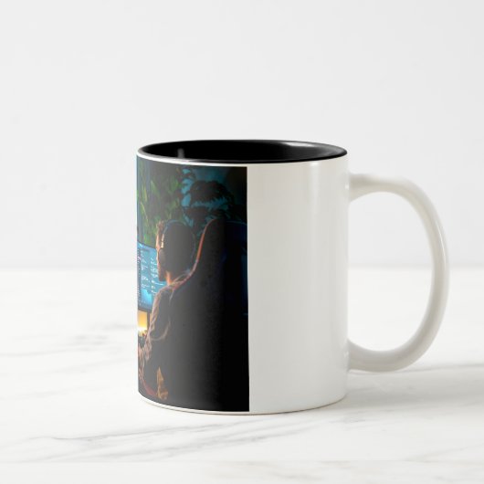 Koffiekoppen voor programmeurs. tweekleurige koffiemok (Rechts)