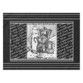 Koffiekorftafelkledij Tafelkleed (Voorkant (Horizontaal))