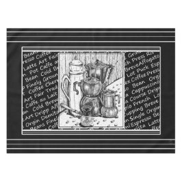 Koffiekorftafelkledij Tafelkleed