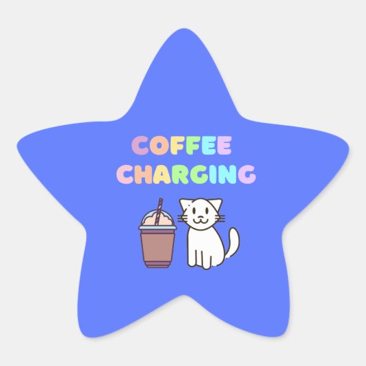 koffiekostenheffing ster sticker (Voorkant)