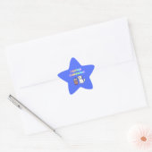koffiekostenheffing ster sticker (Envelop)