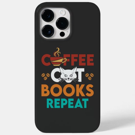 Koffiekratenboeken herhalen, Koffieleeskast Case-Mate iPhone Case (Achterkant)
